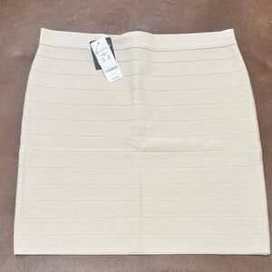 Bebe Alondra Sandshell Bandage Skirt